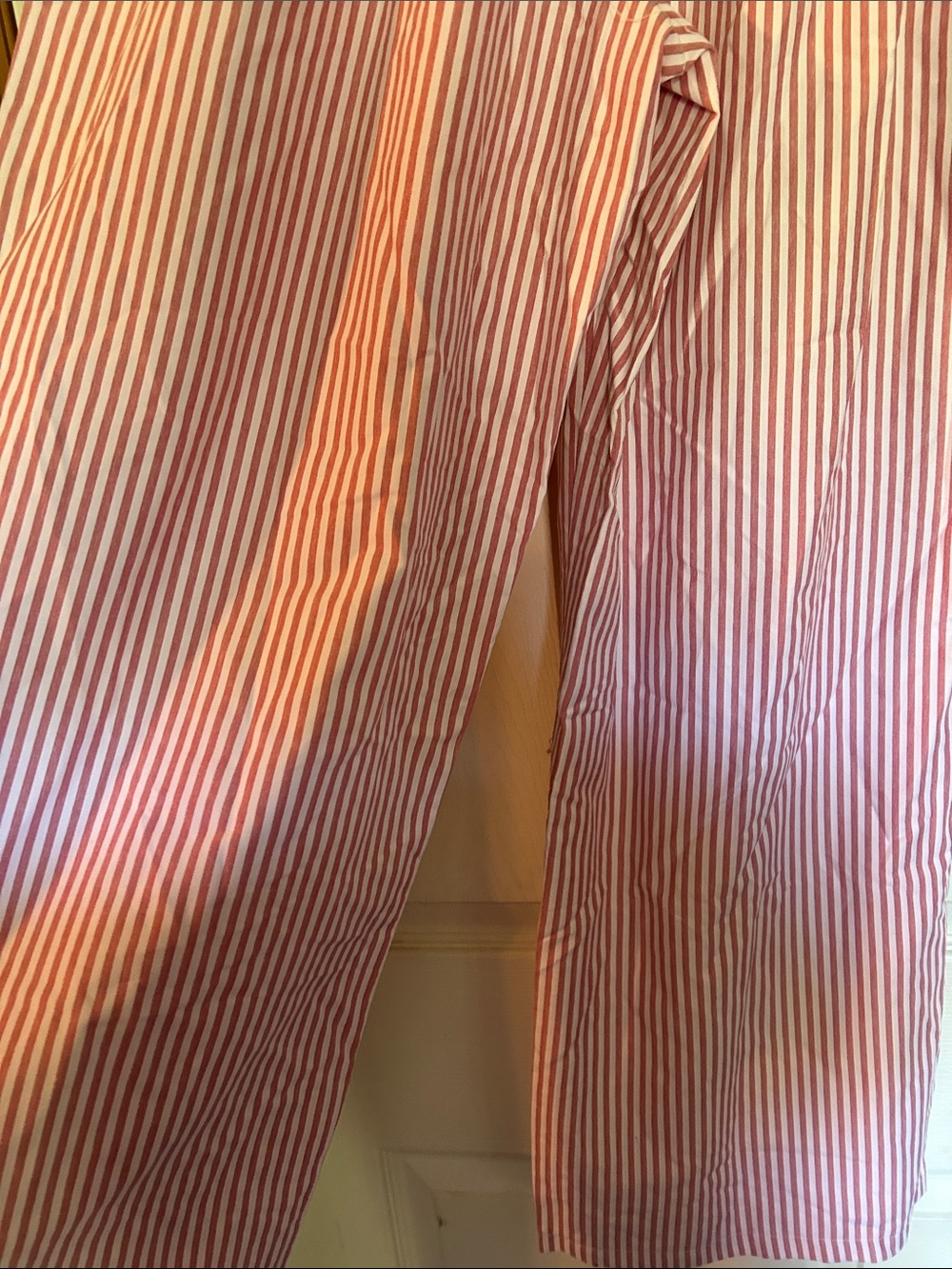 Lomon Pink & White Striped Wide-Leg Pants - Picture 5 of 6
